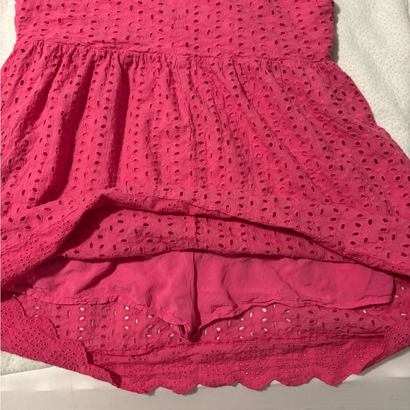 Mustard Seed Pink Eyelet Dress with Built In Shorts - Picture 11 of 15